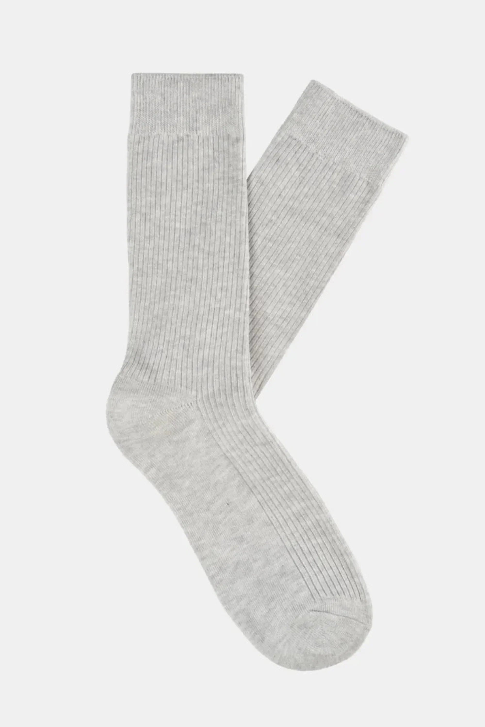 ALPHA RIBBED MID SOCKS